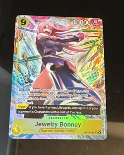 Bandai One Piece CCG Jewelry Bonney OP13-108 Carrying on His Will SR Foil EN - Image 1