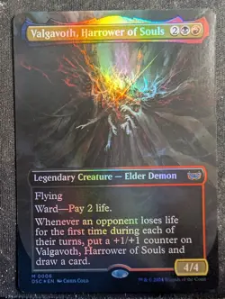 Valgavoth, Harrower of Souls - Foil Borderless - Duskmourn Commander (MTG) - Image 1