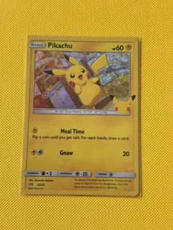 Pokemon Pikachu TCG McDonald's Promo Card 25/25 Holo Near Mint 2021 - Image 1