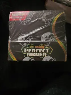 Pokemon TCG: Mega Evolution Perfect Order Booster Box, Worn Box - Image 1
