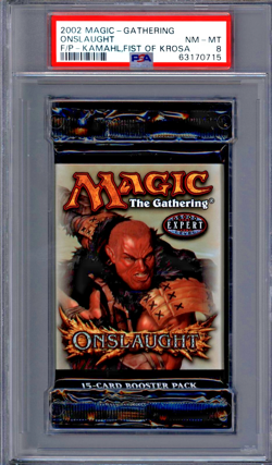 Onslaught Kamahl, Fist of Krosa Booster Pack Graded PSA 8 MTG Magic #63170715 - Image 1
