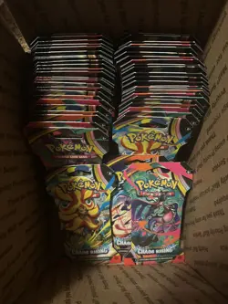 Lot of (50) Pokemon TCG: Mega Evolution Chaos Rising Sleeved Booster Pack NEW! - Image 1