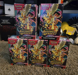 Mega Evolution Ascended Heroes Pokemon TCG Booster Bundle 6-Pack Box Lot of 5 - Image 1