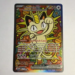 Meowth ex 121/088 Special Illustration Rare Perfect Order Pokemon English NM - Image 1