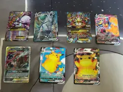Pokemon TCG 7-Card Lot Holo Full Art VMAX EX/GX - Image 1