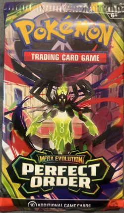 Pokemon Mega Evolution Perfect Order Sealed Booster Packs Lot of 7 - Image 4