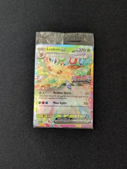 Leafeon ex 006/131 Surprise Box Stamped Promo Prismatic Evolutions Sealed - Image 1