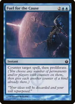X 1 Fuel for the Cause NM-M Mirrodin Besieged 025 MTG Magic The Gathering - Image 1