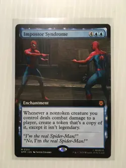 MTG Impostor Syndrome 0034 Regular (Extended Art) Marvel's Spider-Man NM SPM - Image 1