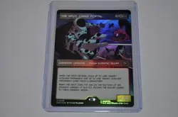 MTG magic SPIDERMAN spm BORDERLESS FOILTHE SPOT LIVING PORTAL #231 RARE - Image 1