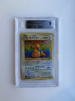 1997 Mystery Of The Fossils Dragonite Holo BGS Mint 9 Japanese - Image 1