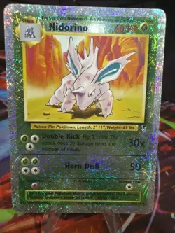 Nidorino 56/110 Legendary Collection Reverse Holo Pokemon Card WOTC 2002 - LP - Image 1