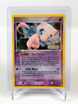 Pokemon TCG Mew EX Legend Maker 10/92 Holo Rare - SWIRL - LP MP Pokemon - Image 1
