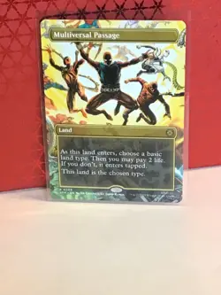 MTG: Multiversal Passage (Borderless) R Marvel's Spider-Man #206 NP - Image 1