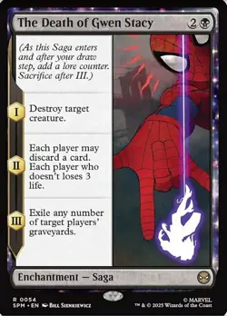 MTG magic cards 1x The Death of Gwen Stacy Marvel's Spider-Man NM-Mint, English - Image 1