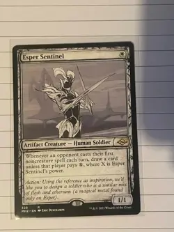 MTG Modern Horizons 2 Esper Sentinel 328 Showcase NM-MT Card x1 - Image 1