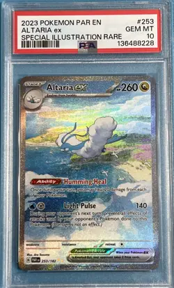 2023 POKEMON PAR EN-PARADOX RIFT SPECIAL ILLUSTRATION RARE ALTARIA EX PSA 10 - Image 5