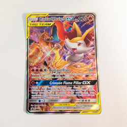Pokemon TCG Charizard & Braixen GX SM230 SM Promo TAG TEAM Holo English - Image 1