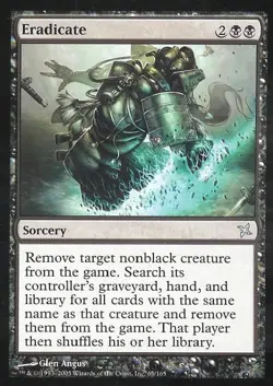 Eradicate -Foil Medium Play MTG Betrayers of Kamigawa - Image 1