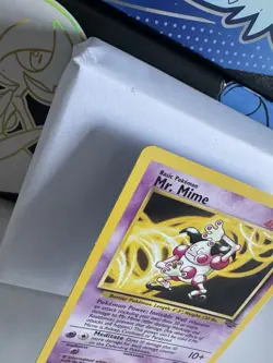 Pokemon TCG Mr. Mime 22/64 Non-Holo Card Jungle Set Rare NM 1999 Vintage - Image 5