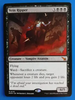 Vein Ripper - MTG NM PROMO PACK - Murders at Karlov Manor MYTHIC - Image 1