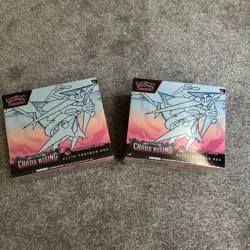 2x Pokemon TCG Chaos Rising Pokemon Center ETB - Brand New & Sealed - Image 1