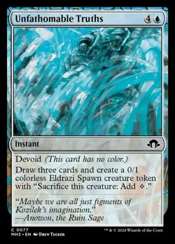 Unfathomable Truths - Foil - Modern Horizons 3 #0077 MTG Magic The Gathering - Image 1
