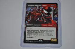 MTG magic SPIDERMAN spm BORDERLESS CARNAGE CRIMSON CHAOS #227 RARE - Image 1
