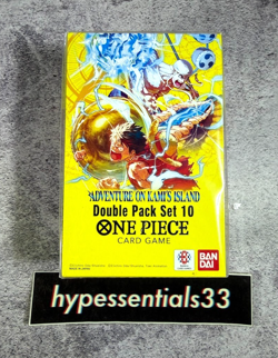 One Piece Adventure On Kami's Island Double Pack Set 10 Card Game TCG In Hand - Image 1