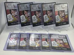 DON!! Card (Luffy) Adventure on Kami's Island Foil One Piece Tcg Lot Of 10 - Image 1