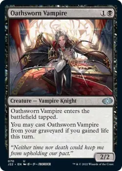 Oathsworn Vampire - Light Play MTG Jumpstart 2022 - Image 1