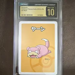 CGC Pristine 10 Slowpoke Pokemon Playing Cards 2019 Japanese Old Maid - Image 1