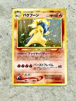 Pokemon Japanese Typhlosion No. 157 Holo Premium File Promo 1999 Vintage Card - Image 1