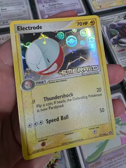 Electrode 27/106 EX Emerald Reverse Holo With Stamp NM Pokemon TCG - Image 2
