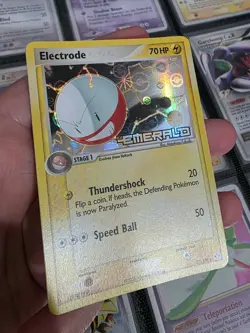 Electrode 27/106 EX Emerald Reverse Holo With Stamp NM Pokemon TCG - Image 3