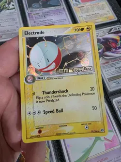 Electrode 27/106 EX Emerald Reverse Holo With Stamp NM Pokemon TCG - Image 5