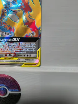 Pokemon TCG Moltres & Zapdos & Articuno GX (Full Art) 66/68 Hidden Fates Holo NM - Image 5