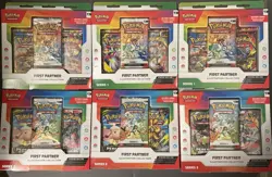 Pokemon First Partner Illustration Collection Series 1 & 2 Factory Sealed Bundle - Image 1