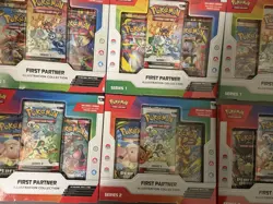 Pokemon First Partner Illustration Collection Series 1 & 2 Factory Sealed Bundle - Image 2