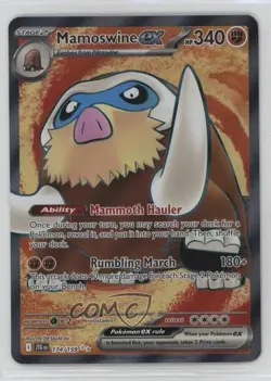Mamoswine ex Ultra Rare Pokemon Journey Together (JTG) #174 - Image 1