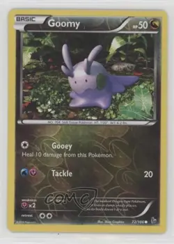 Goomy Reverse Foil Pokemon XY Flashfire #72 - Image 1