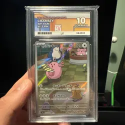 ACE 10 Chansey AR 113/101 Mask of Change SV6 | Japanese Pokemon Card - Image 1