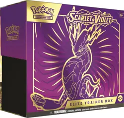 Pokemon Scarlet and Violet Base Elite Trainer Box ETB Miraidon Factory Sealed 820650853418 - Image 1