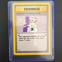 Wizards of the Coast Base Set Imposter Professor Oak 73/102 Rare 1999 EN - Image 1