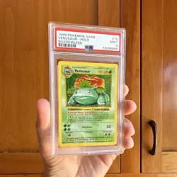 Pokemon Venusaur Holo Rare Base Set Shadowless PSA 9 #15/102 1999 - Image 3