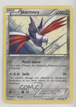 Skarmory Pokemon Black & White Boundaries Crossed #96 - Image 1