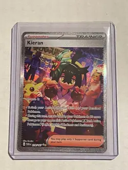 Kieran 218/167 Twilight Masquerade Pokemon TCG SIR M/NM Pack Fresh Hit - Image 1