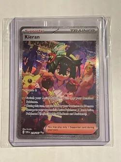 Kieran 218/167 Twilight Masquerade Pokemon TCG SIR M/NM Pack Fresh Hit - Image 2