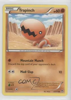 Trapinch Pokemon XY Furious Fists #53 - Image 1