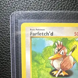 Pokemon TCG Farfetch'd 27/102 Base Set Shadowless 1st Edition English - Image 3